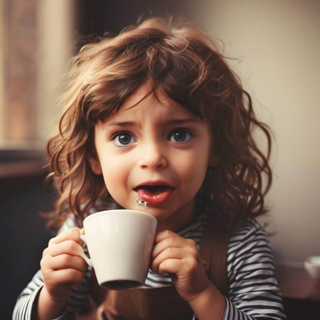 Bezpieczeństwo kawy a układ trawienny dzieci