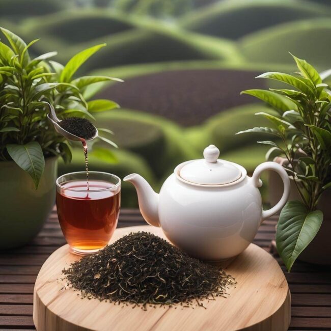 Nawożenie roślin liściowych herbatą