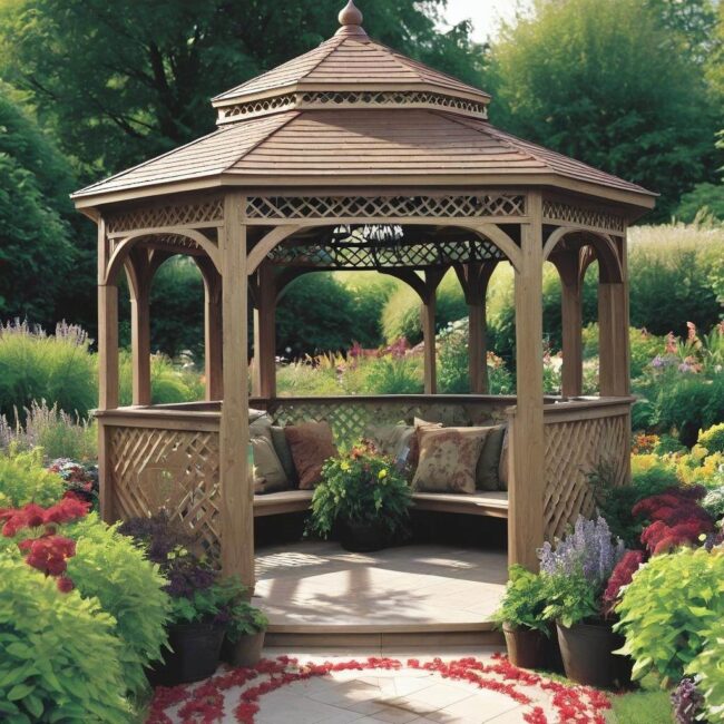 Oświetlenie altany ogrodowej