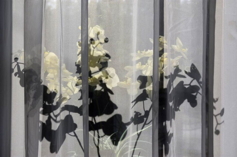 Zasłony do salonu na szynę sufitową